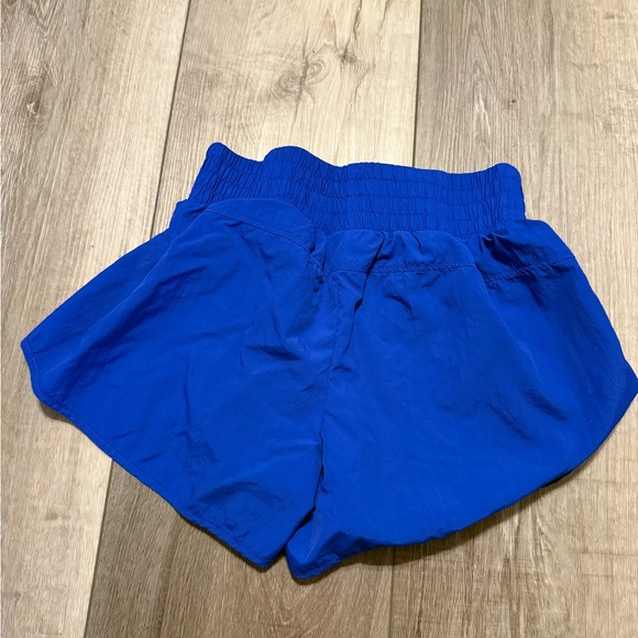 all in motion Bright Cobalt Blue Smocked Waist Active Shorts - Picture 4 of 4